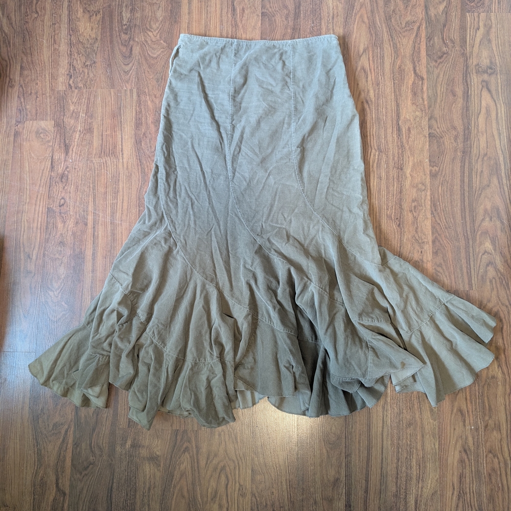 Brown Flowy Skirt By Tag studio Size 3